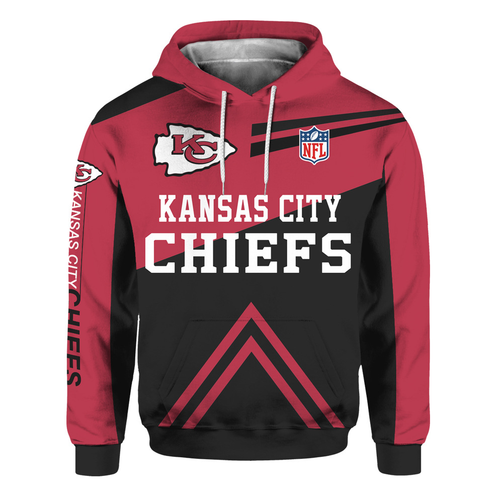 KANSAS CITY CHIEFS 3D HOODIE KKCC006