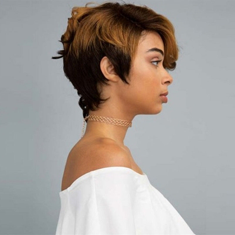 Luna Wigs Brown Voluminous Short Curly Wig
