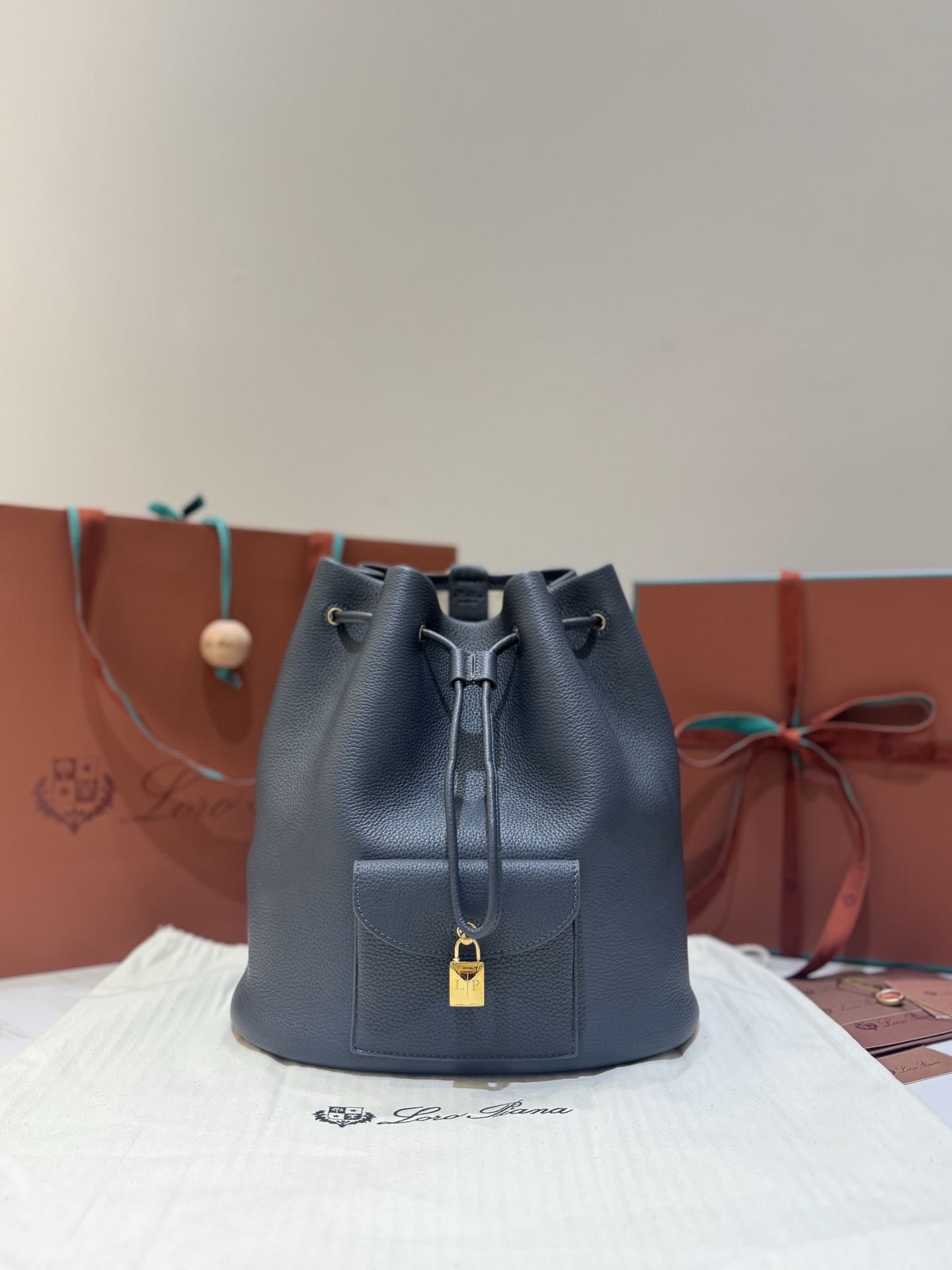 Loro Piana Extra Drawstring Backpack