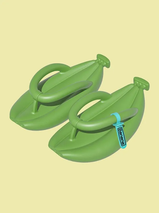BANANA SHAPE ANTISKID FLIP-FLOPS
