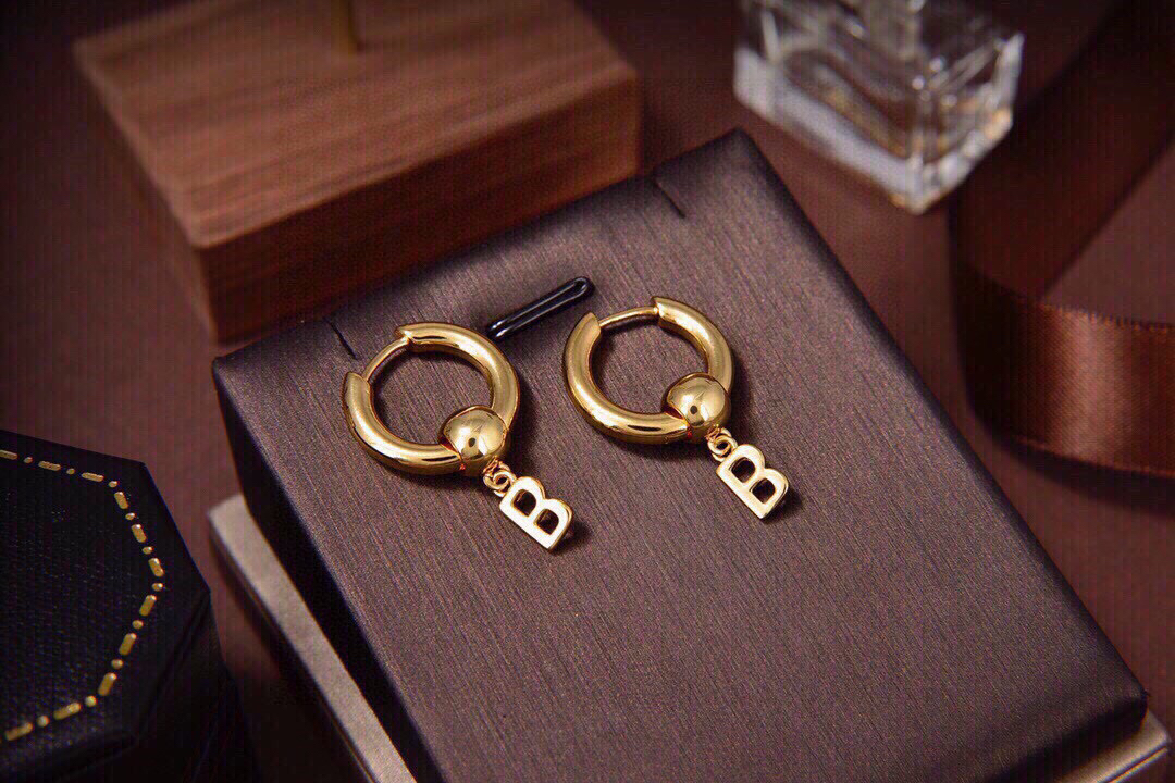Balenciaga hoop earrings