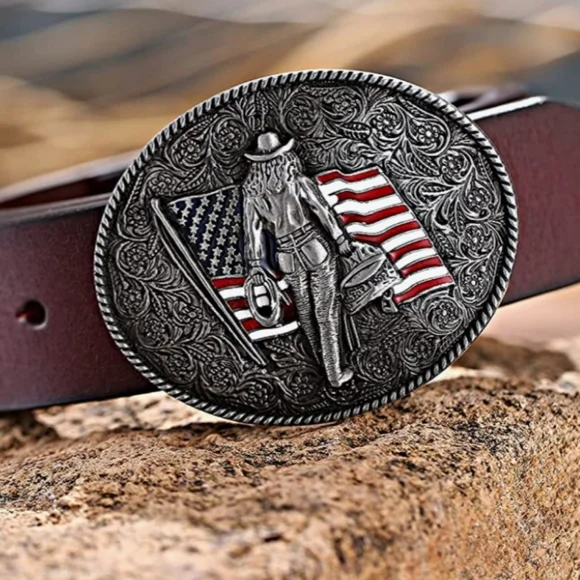 American Flag Belt With Knife (Free To Mix And Match)