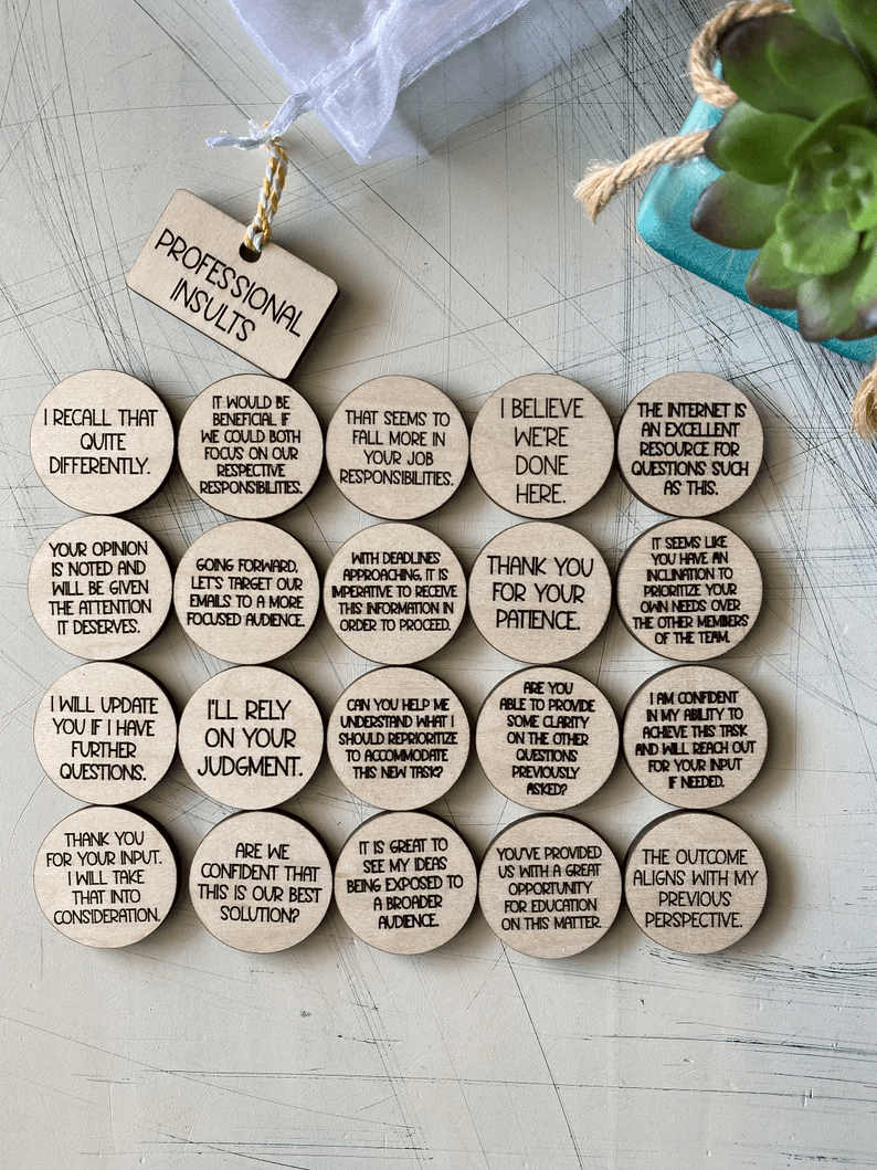 Professional Insults Tokens