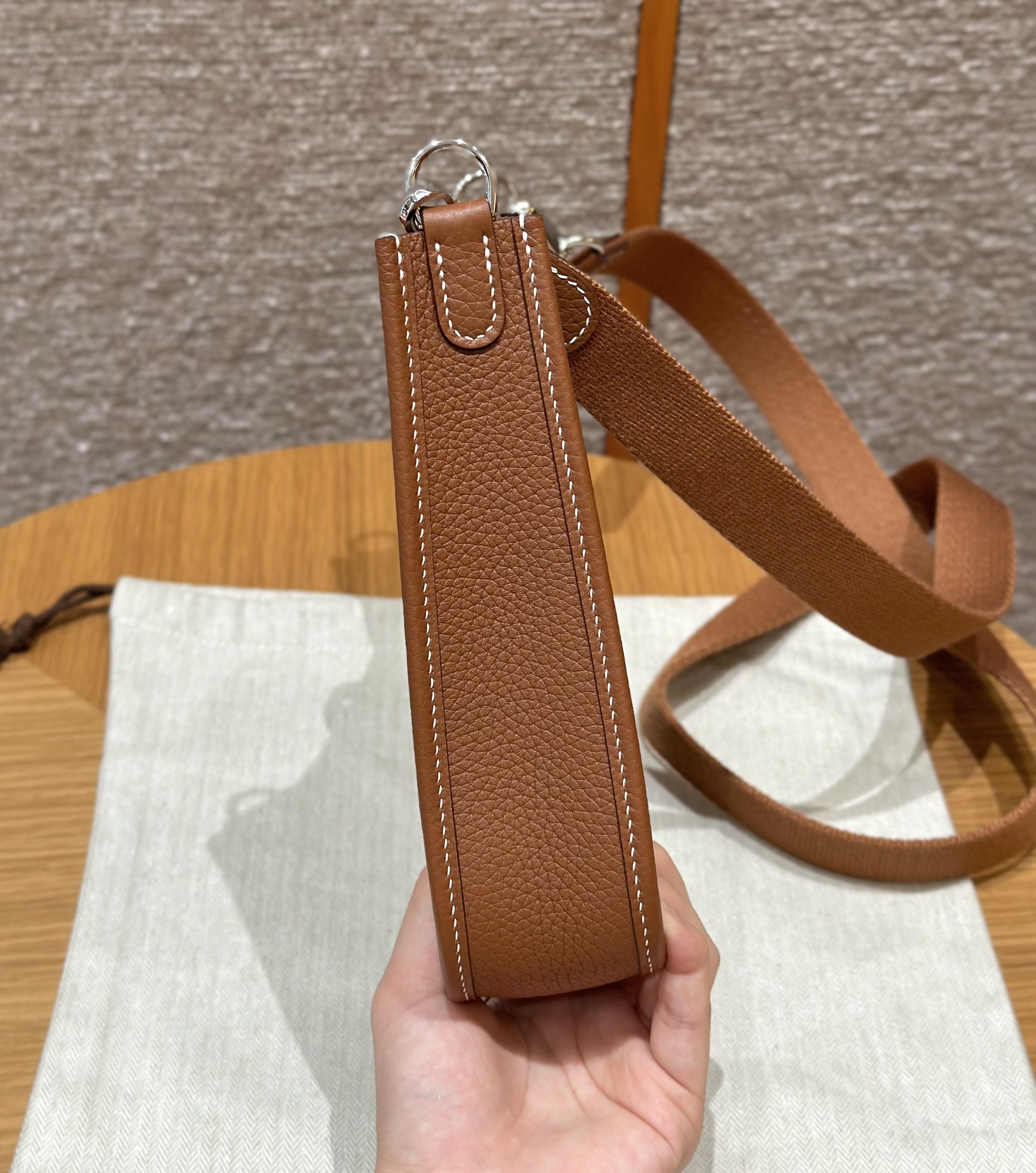 Hermès Evelyne 37gold handbag (handmade to order)
