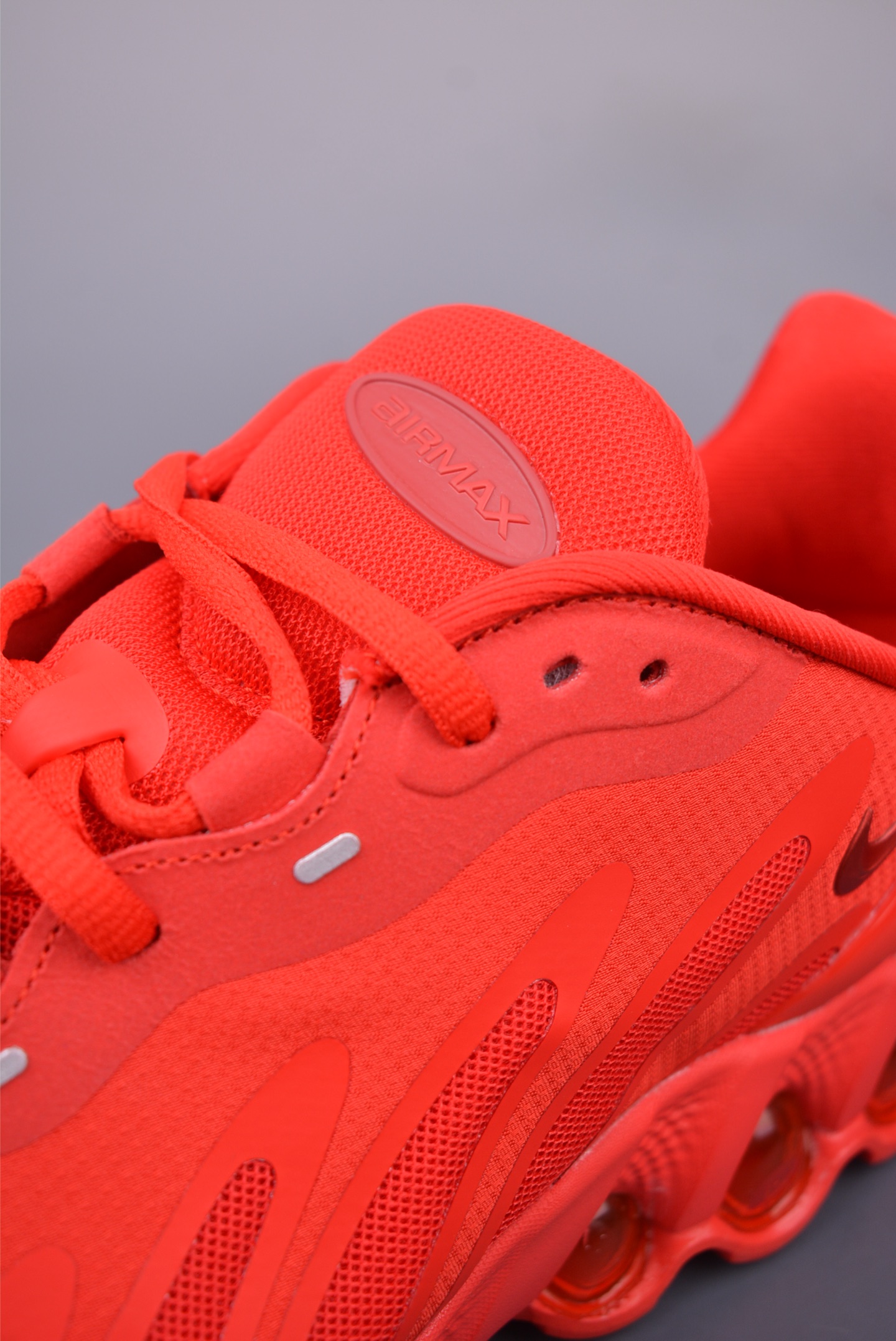 Nike Air Max DN8 running shoes all red FQ7860-049