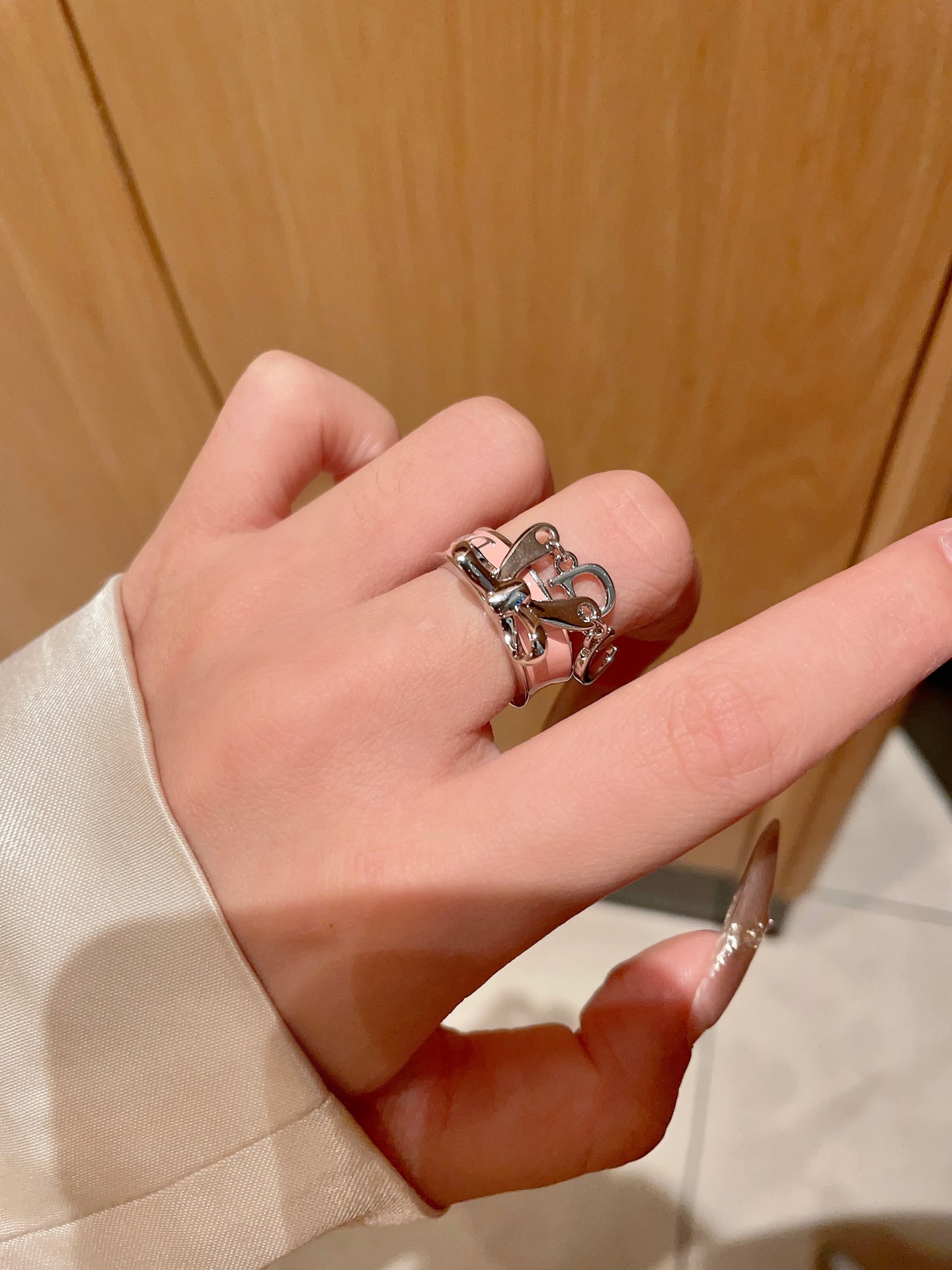 Dior Pink CD Ring