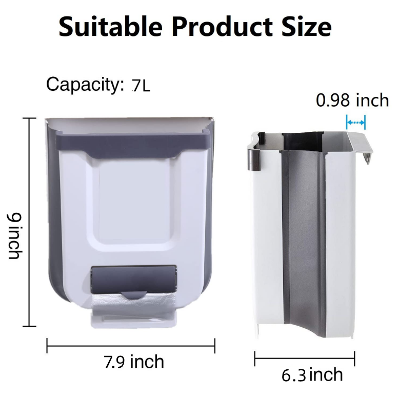 💥50% OFF--Last Day Sale🔥--Household Wall-mounted Folding Trash Can--BUY 2 GET 5% OFF & FREE SHIPPING