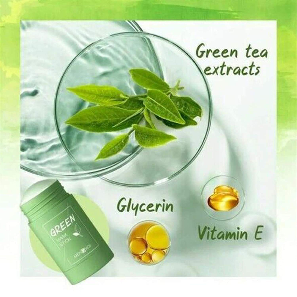 💖BUY 1 GET 1 FREE--Green Tea/Eggplant Purifying Clay Stick Mask (BUY 3 SAVE 30%)