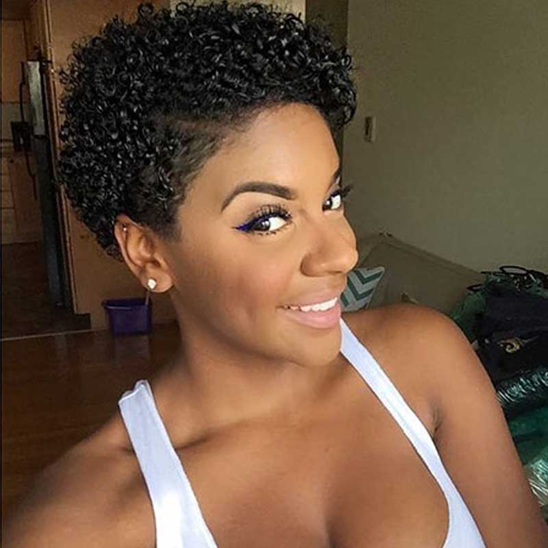 Luna Wig C25 Short Kinky Very Curly for Black Women