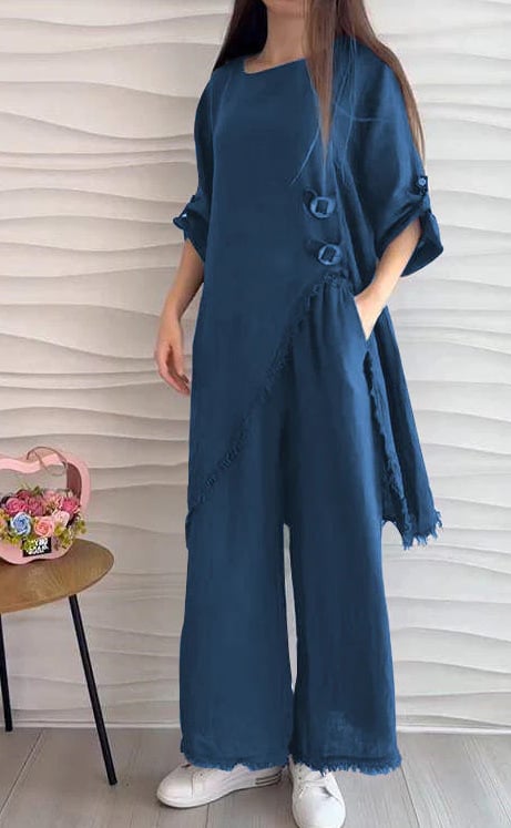 2024 New fashion loose 2-piece set——Buy 2 Free Shipping