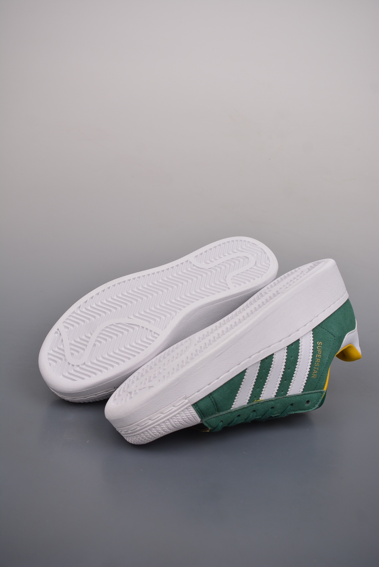 Adidas Originals Superstar XLG Green, Yellow and White ID4658