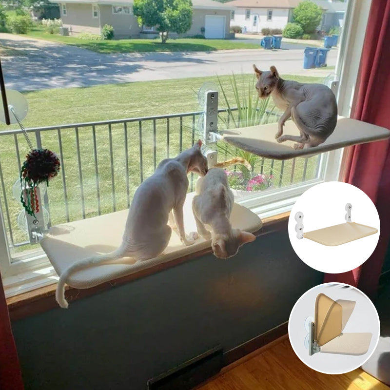 (🔥Last Day Promotion-SAVE 65% OFF)🐱Cordless Foldable Cat Hammock-BUY 2 GET FREE SHIPPING