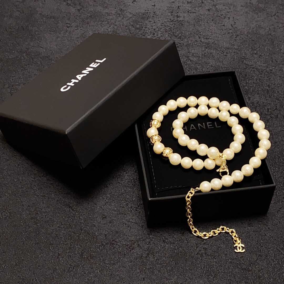 Chanel Bubble Pearl Necklace