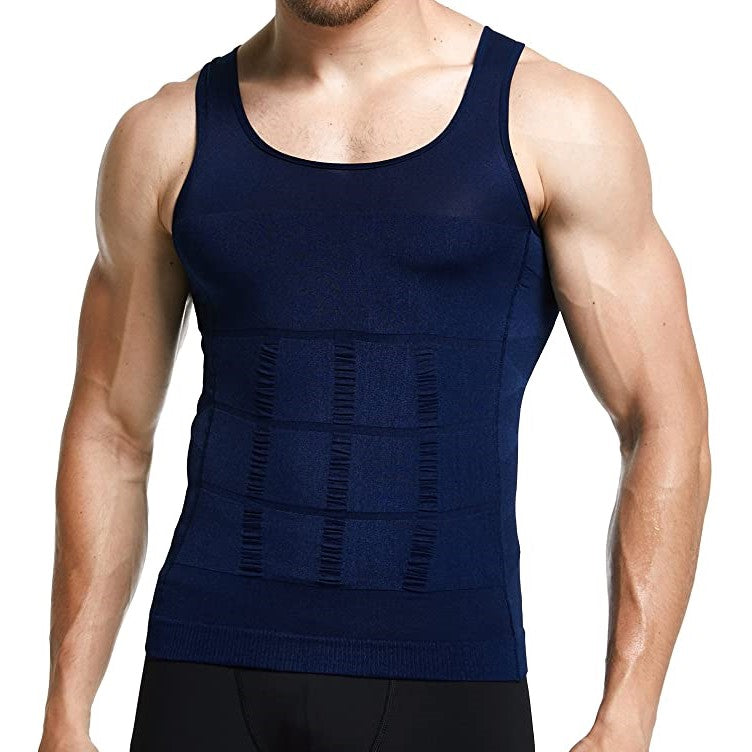 Men's Body Shaper Compression Workout T-shirt