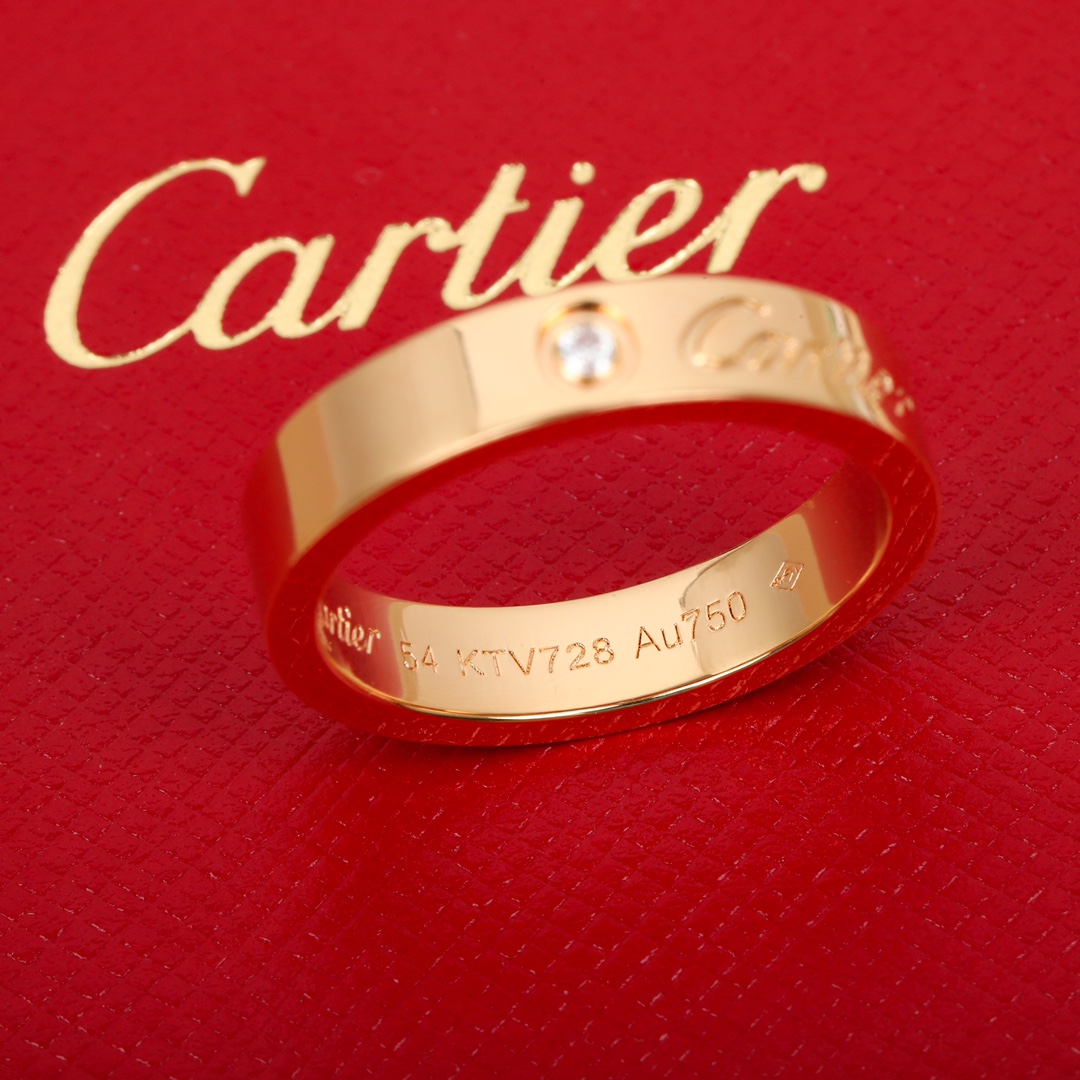 Cartier Wide Classic Signature Ring