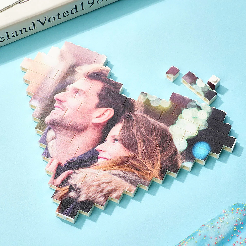 Personalised Building Brick Custom Photo Block