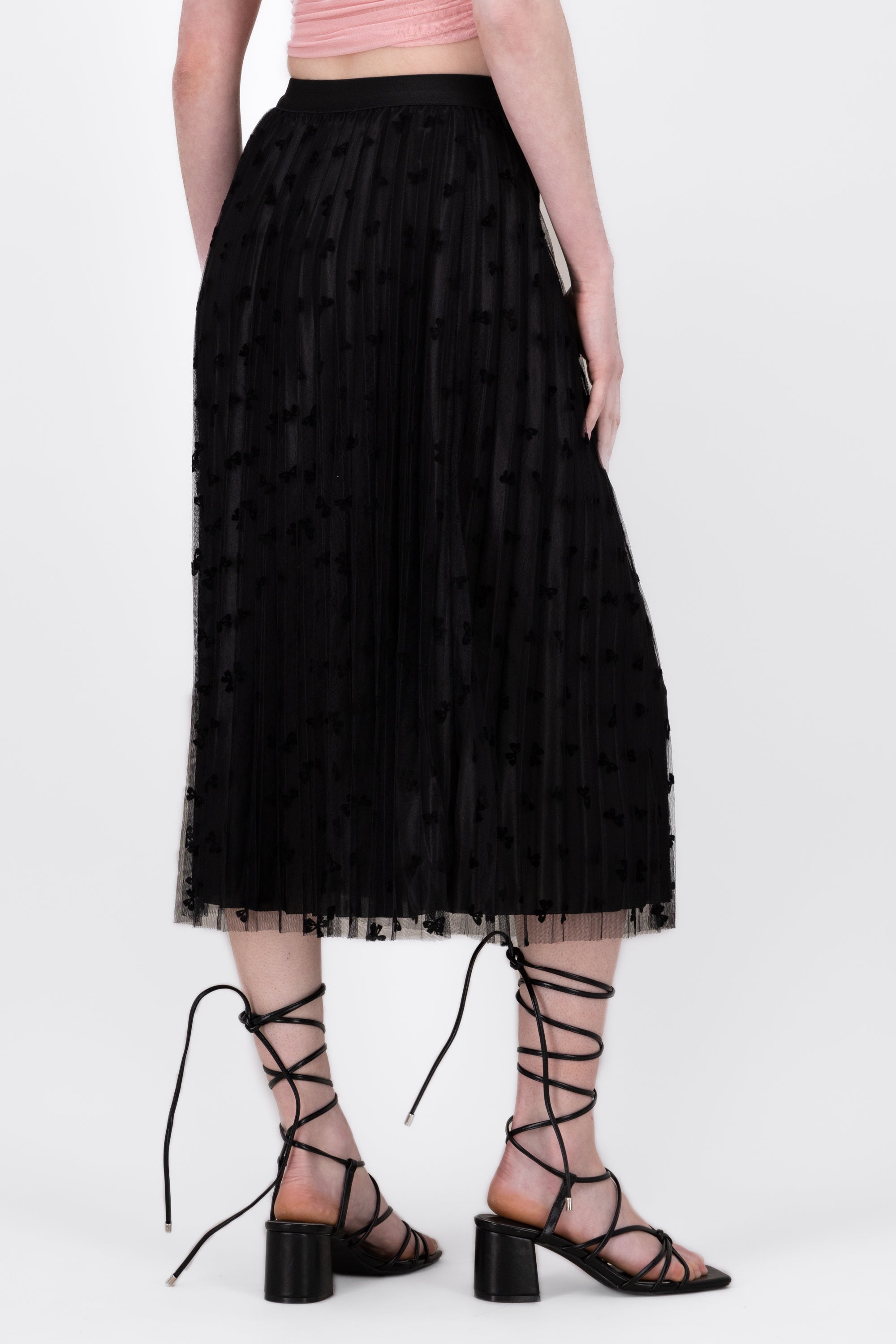 Mesh Midi Skirt