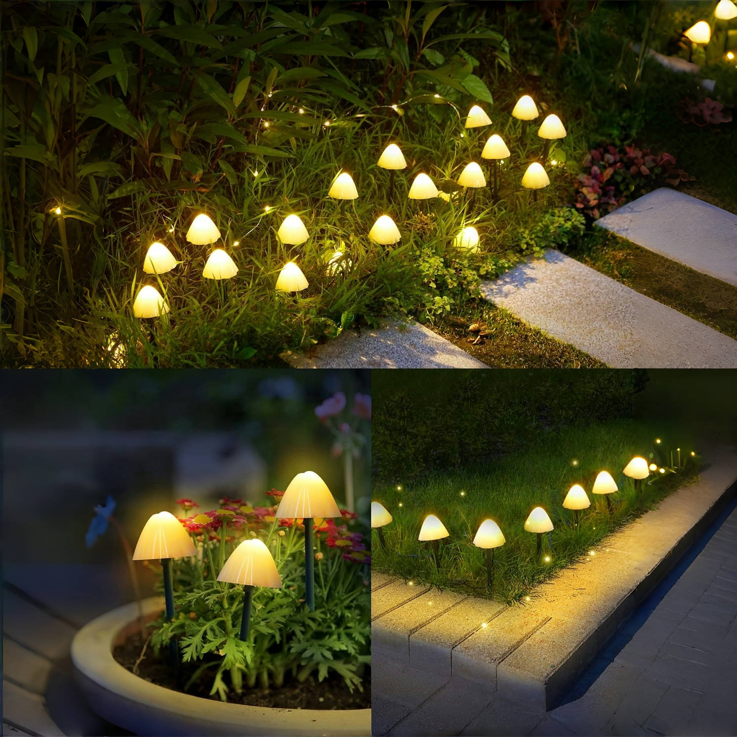 🔥Last Day 50% OFF🔥Set of 10pcs Solar Mushroom Garden Lights