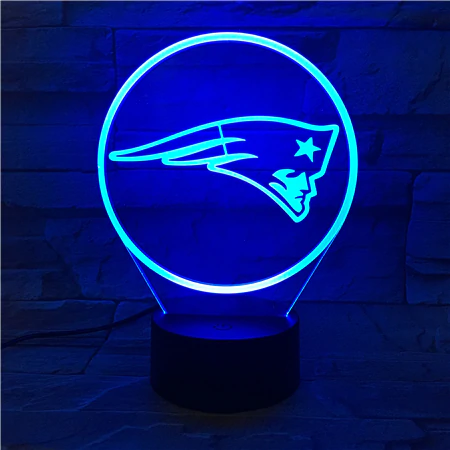 PATRIOTS 3D LED LIGHT LAMP