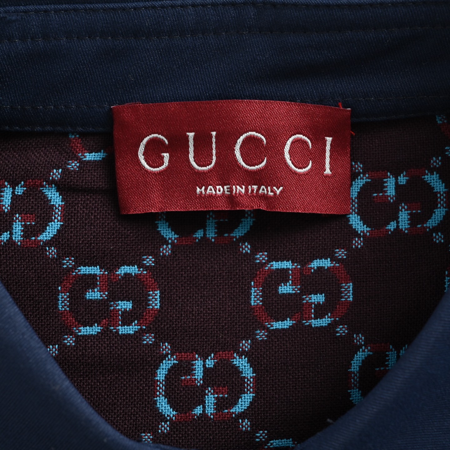 Gucci 25Fw all-over Double G monogram long-sleeved shirt