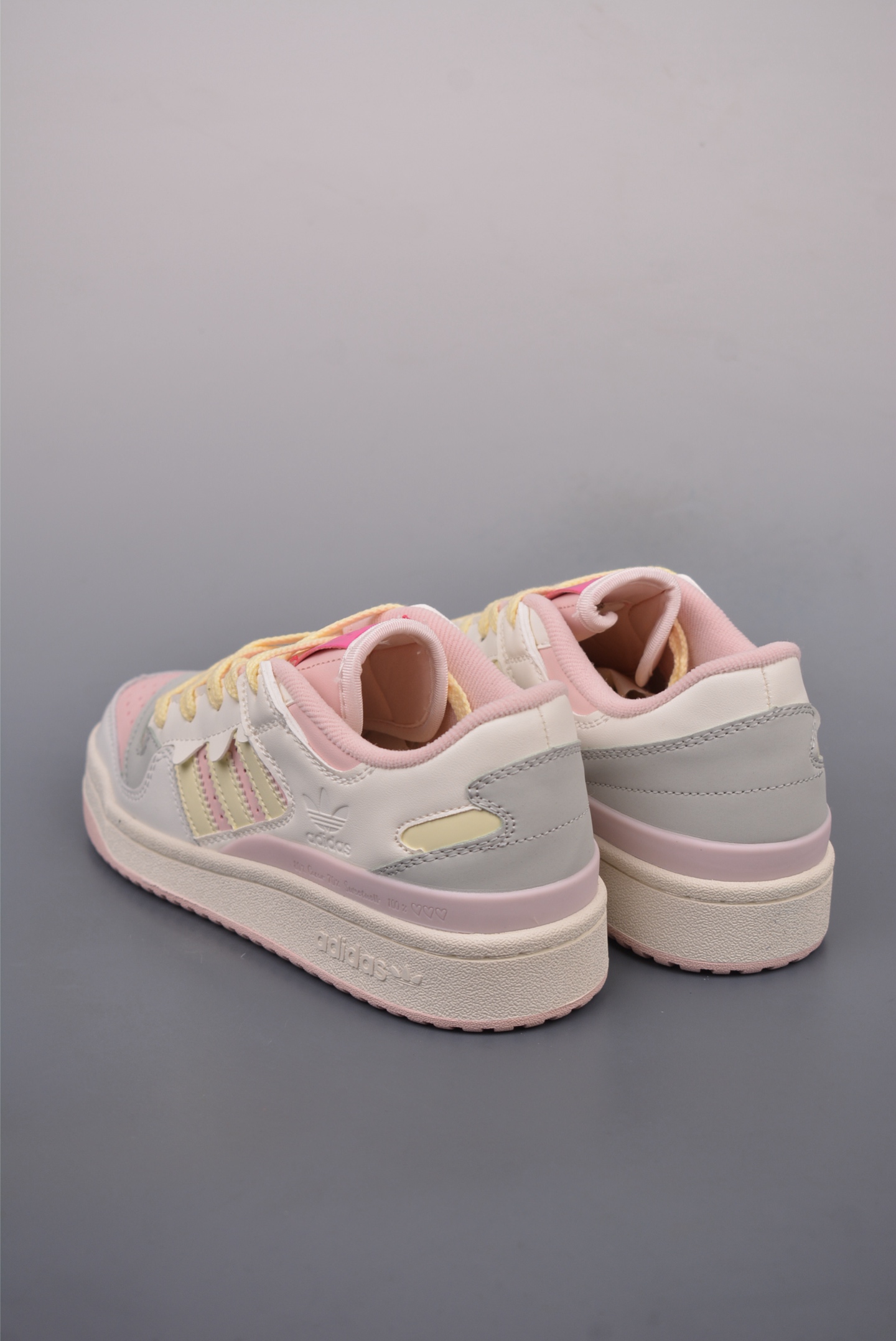 Adidas Originals Forum 84 Low White Pink Yellow JP8032