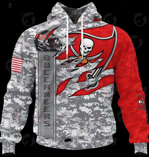 TAMPA BAY BUCCANEERS 3D HOODIE CAMO US