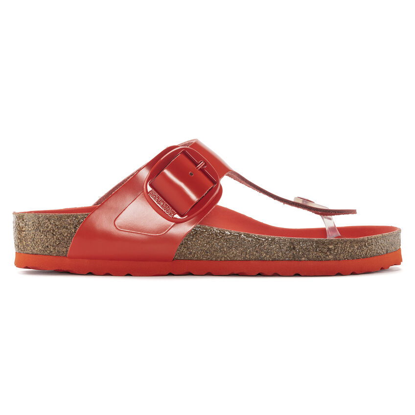 Gizeh Big Buckle Natural Leather Patent B-41448