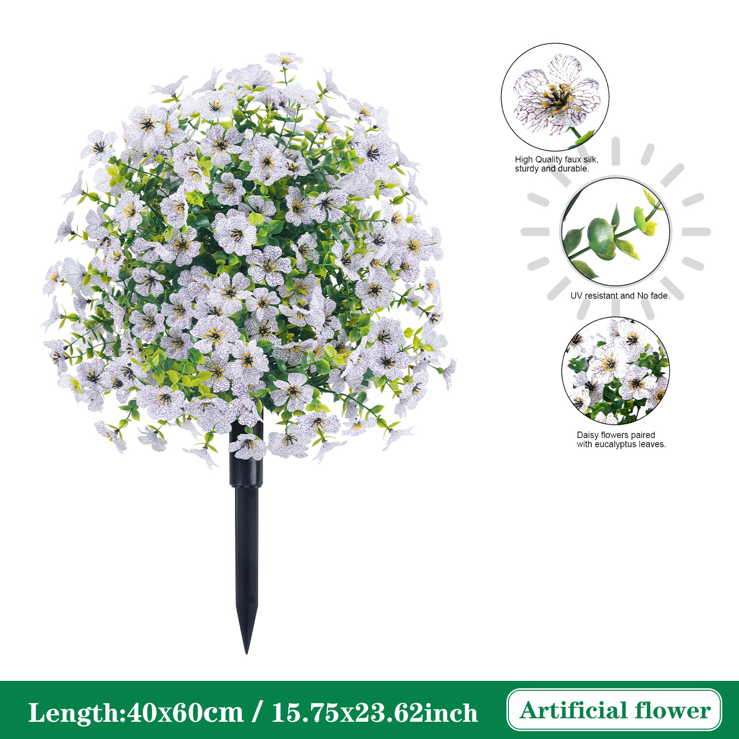 🌺🌺Artificial Violet Flower Potted Plant (UV Resistant - Spring and Summer Garden Decoration)