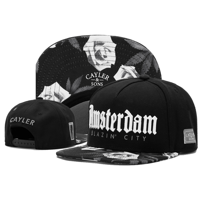 Trendy hip-hop hat sun visor baseball cap casual sun hat peaked cap youth flat brim hat