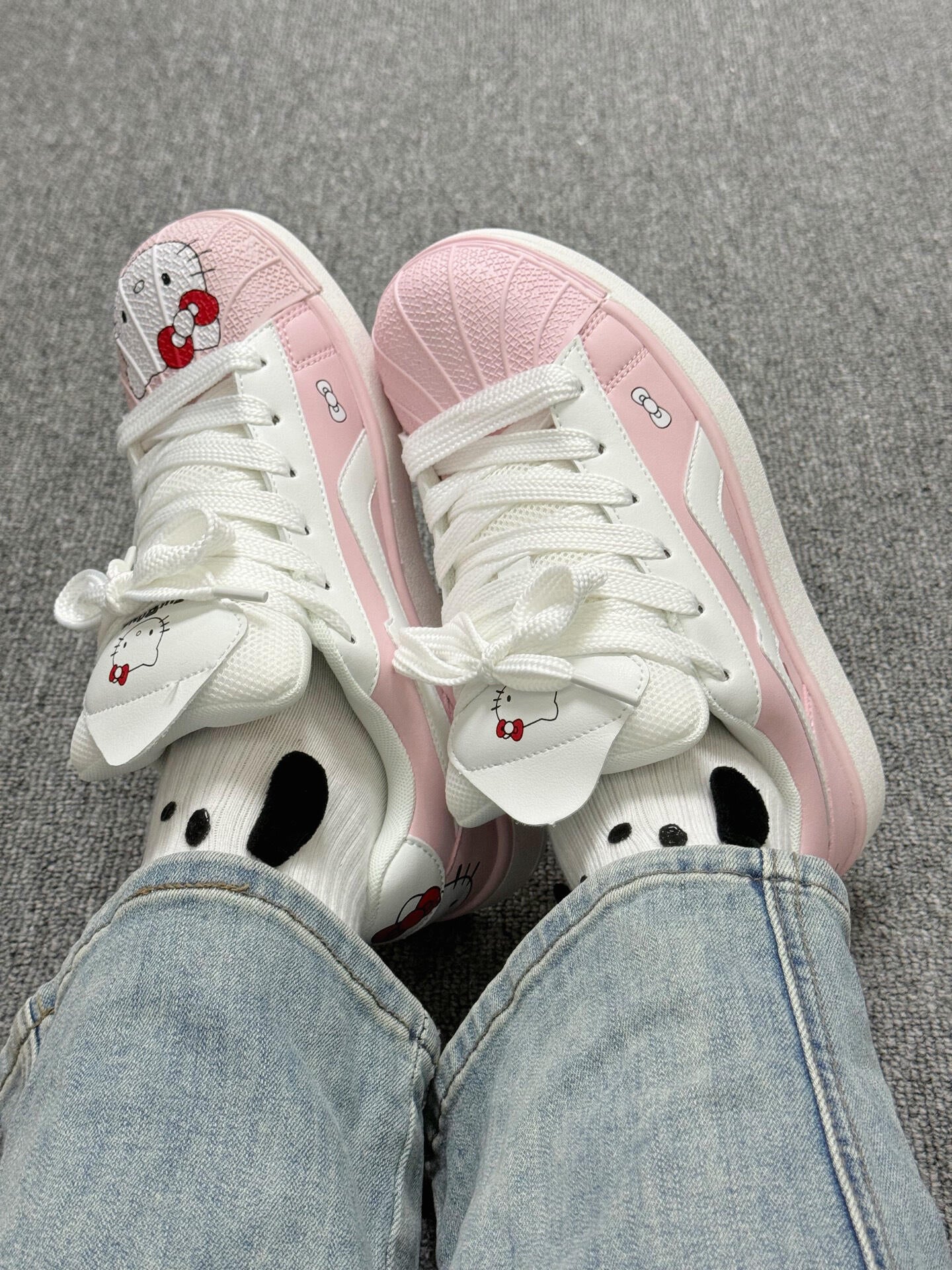 Hellokitty Pink Sneakers Casual Fashion Comfortable Classic Shoes