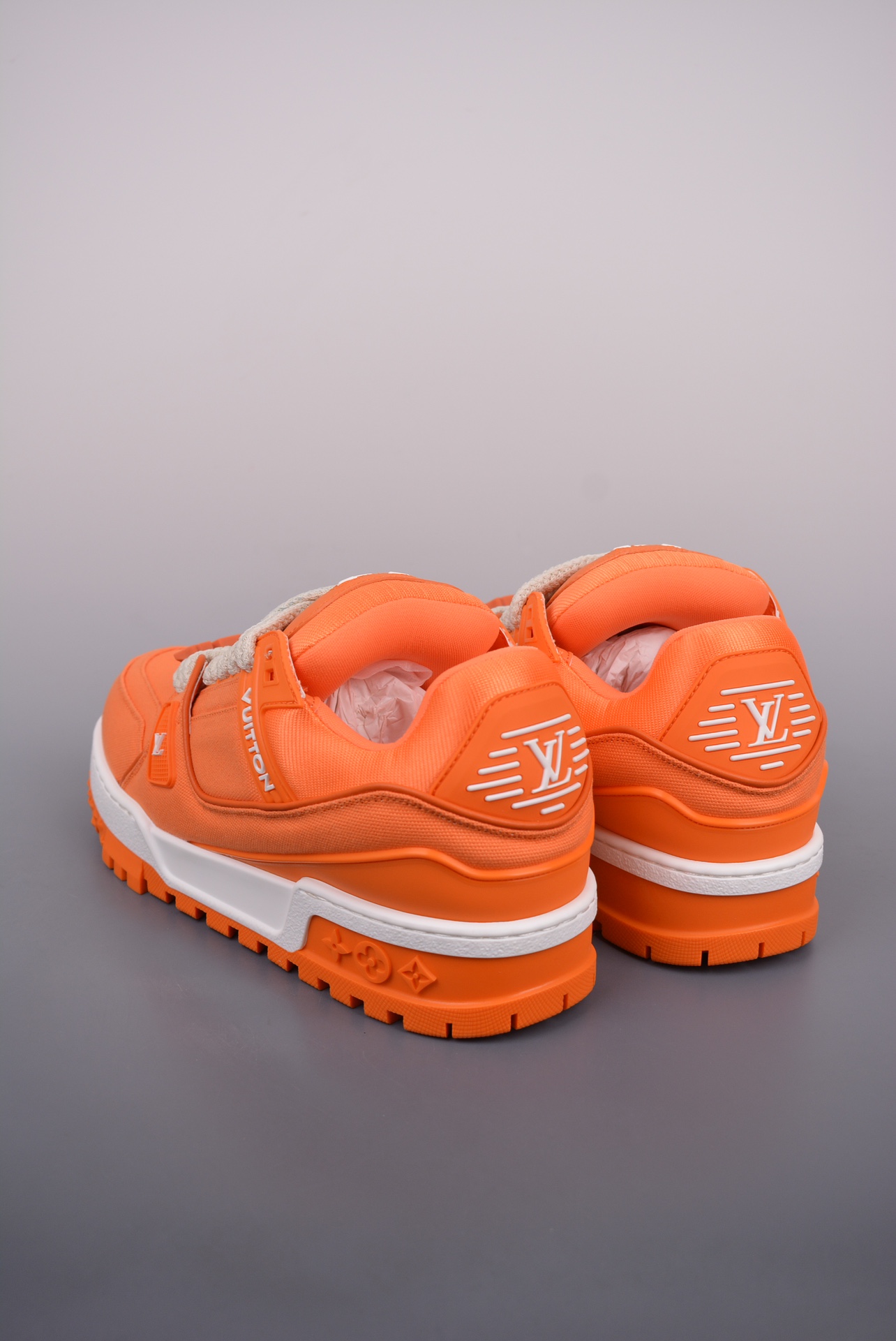 Louis Vuitton Trainer Maxi Low Sneaker Orange