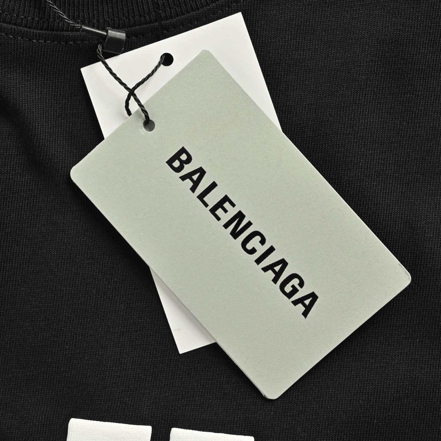 Balenciaga 25ss double B foam letter print short sleeves