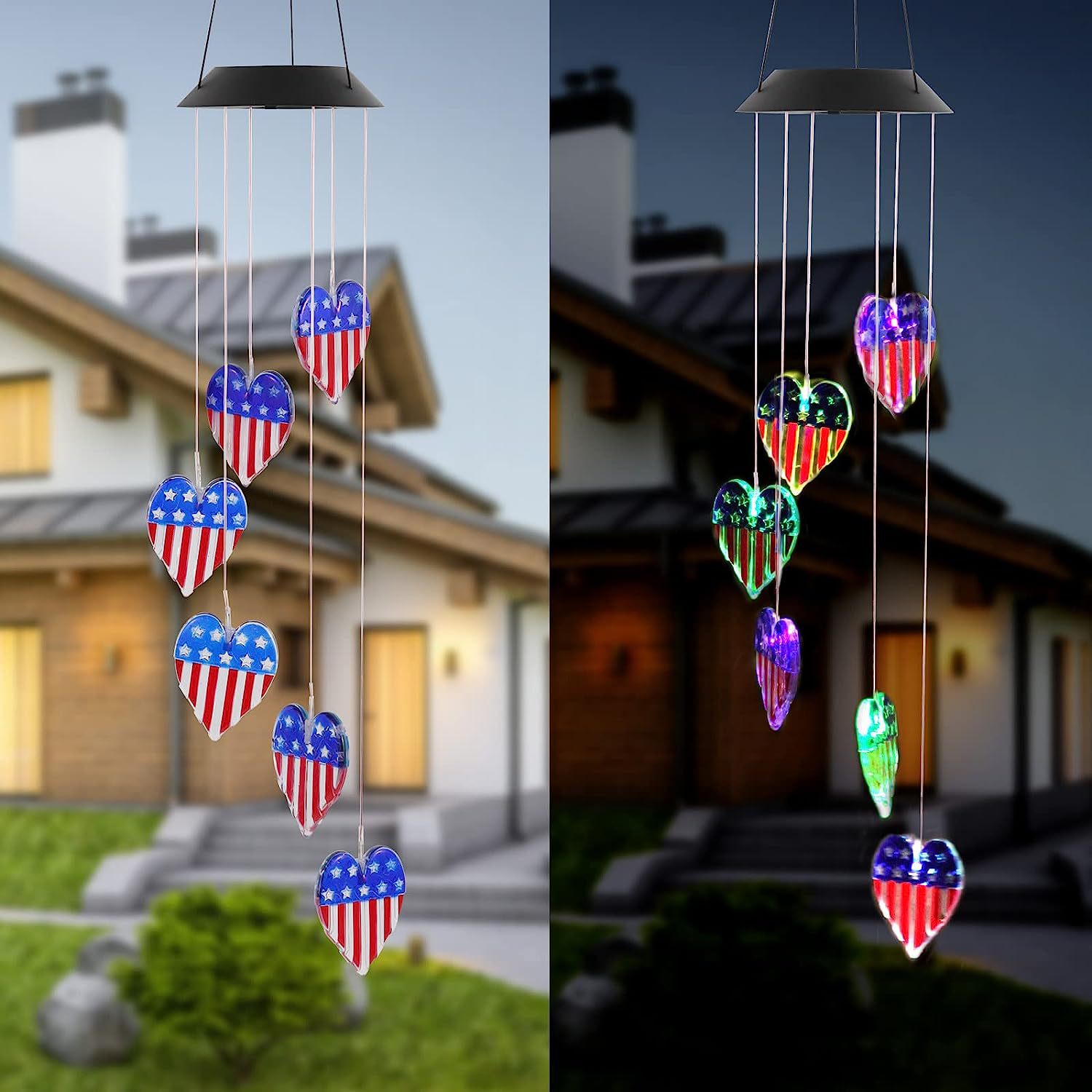 🔥Buy 2 Free Shipping🔥Solar Color-Changing Moroccan Ball Wind Chime-Rainbow Color Changing LED Lights🎁