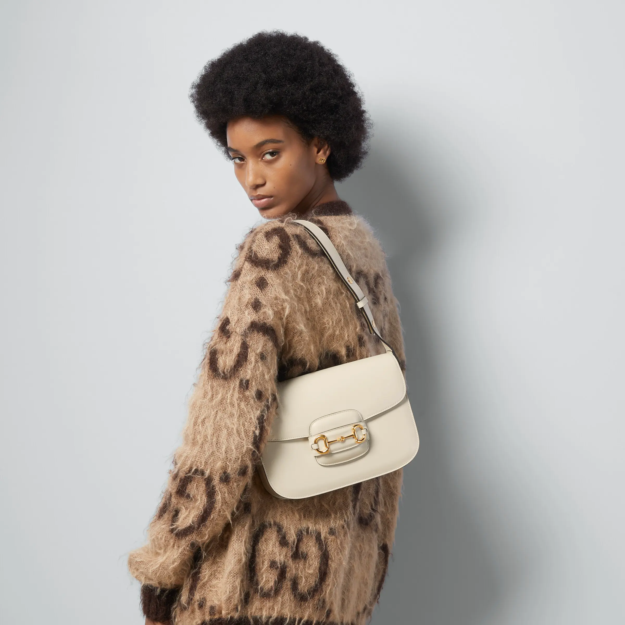 Gucci Horsebit 1955 Medium Shoulder Bag602204 1DB0G 9022