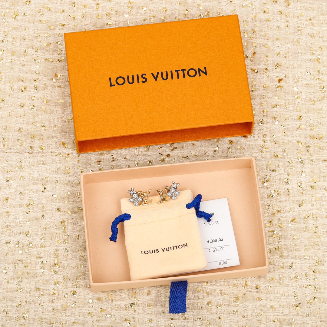 Louis Vuitton Mascot Diamond Earrings