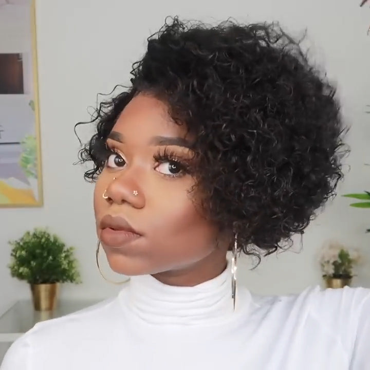 New A Perfect Short Curly Bob Wig