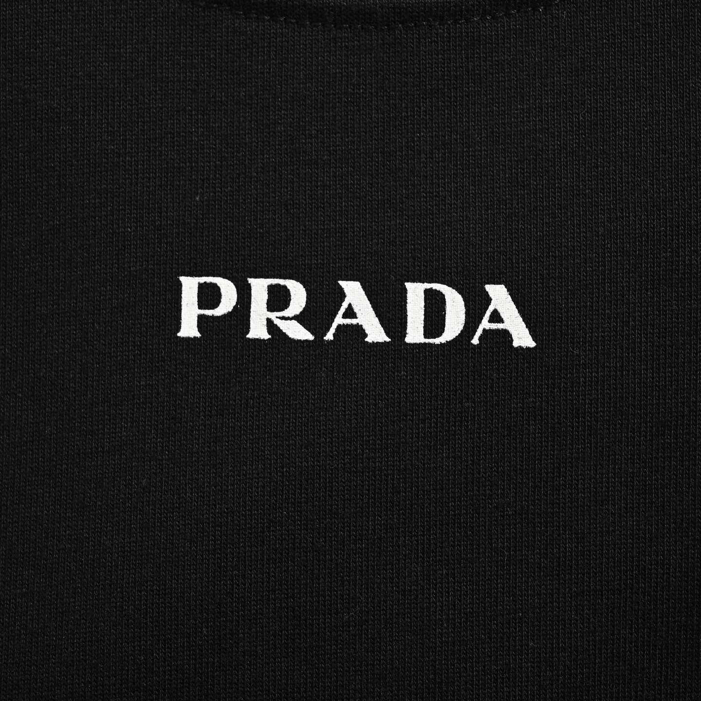 Prada 23ss collar letter print short sleeve