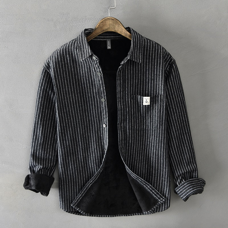 Harding Retro Fleece-Lined Shirt