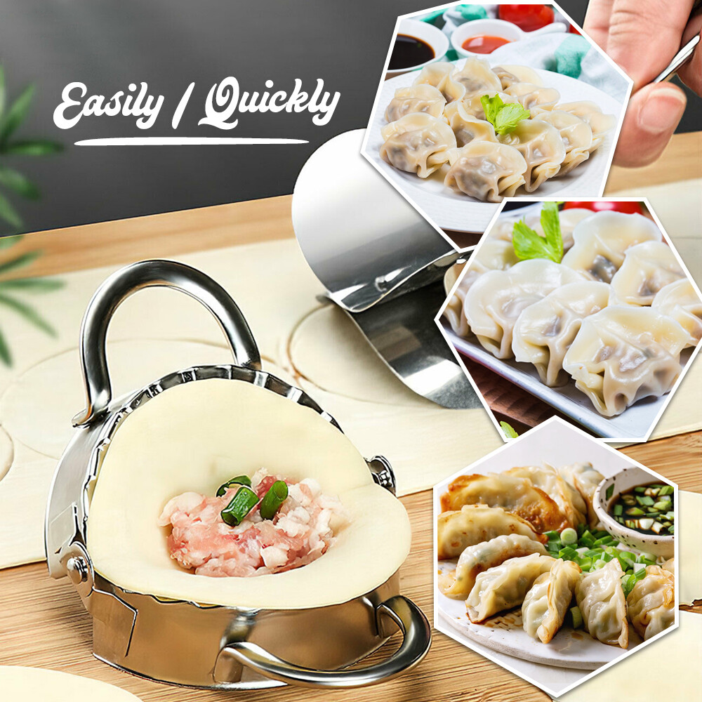 (💥49% OFF--Last Day Sale)--Set Of Dumpling Mould(Dumpling mould+Flour ring cutter)--BUY 2 SETS GET 5% OFF
