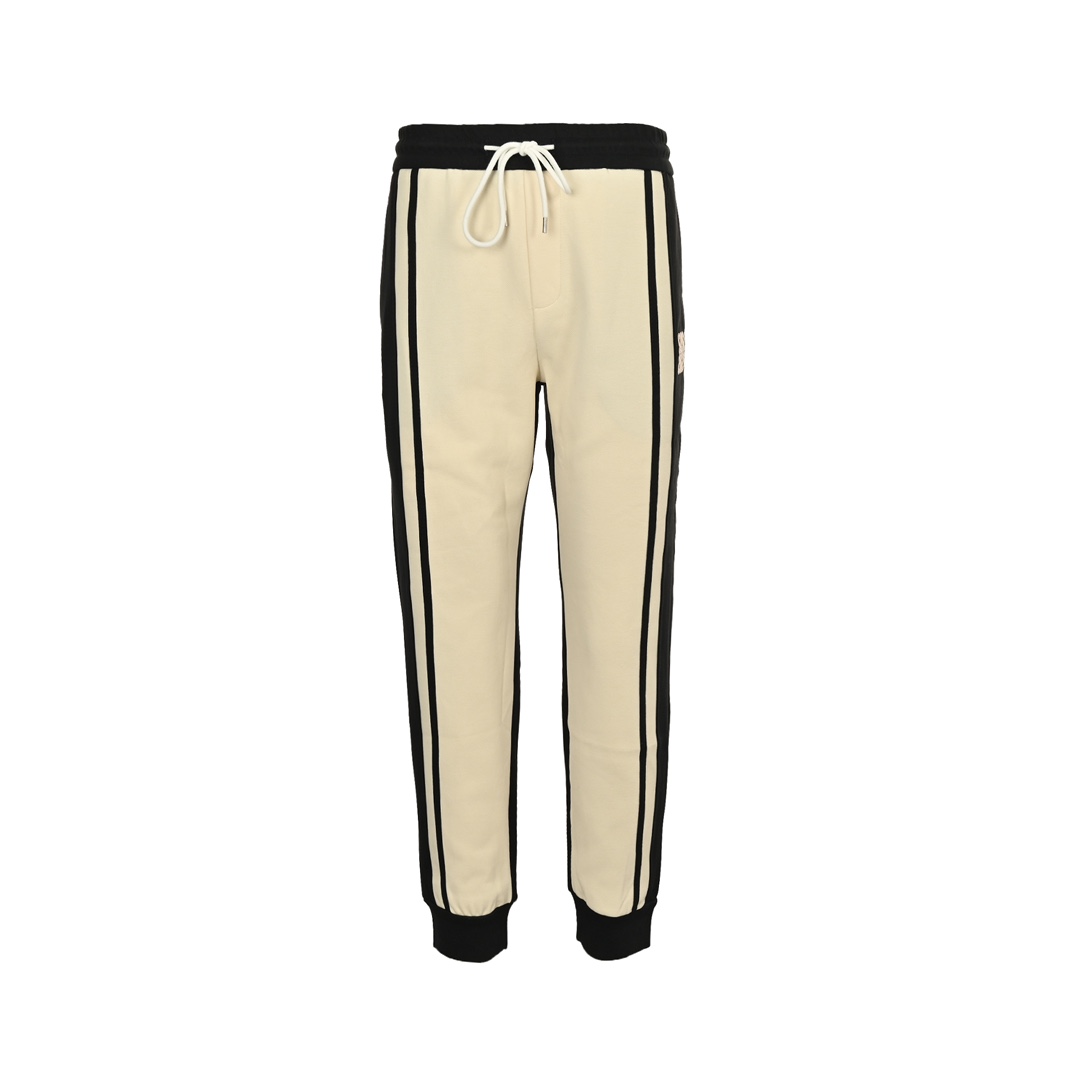 Loewe 24Fw colorblock embroidered logo trousers