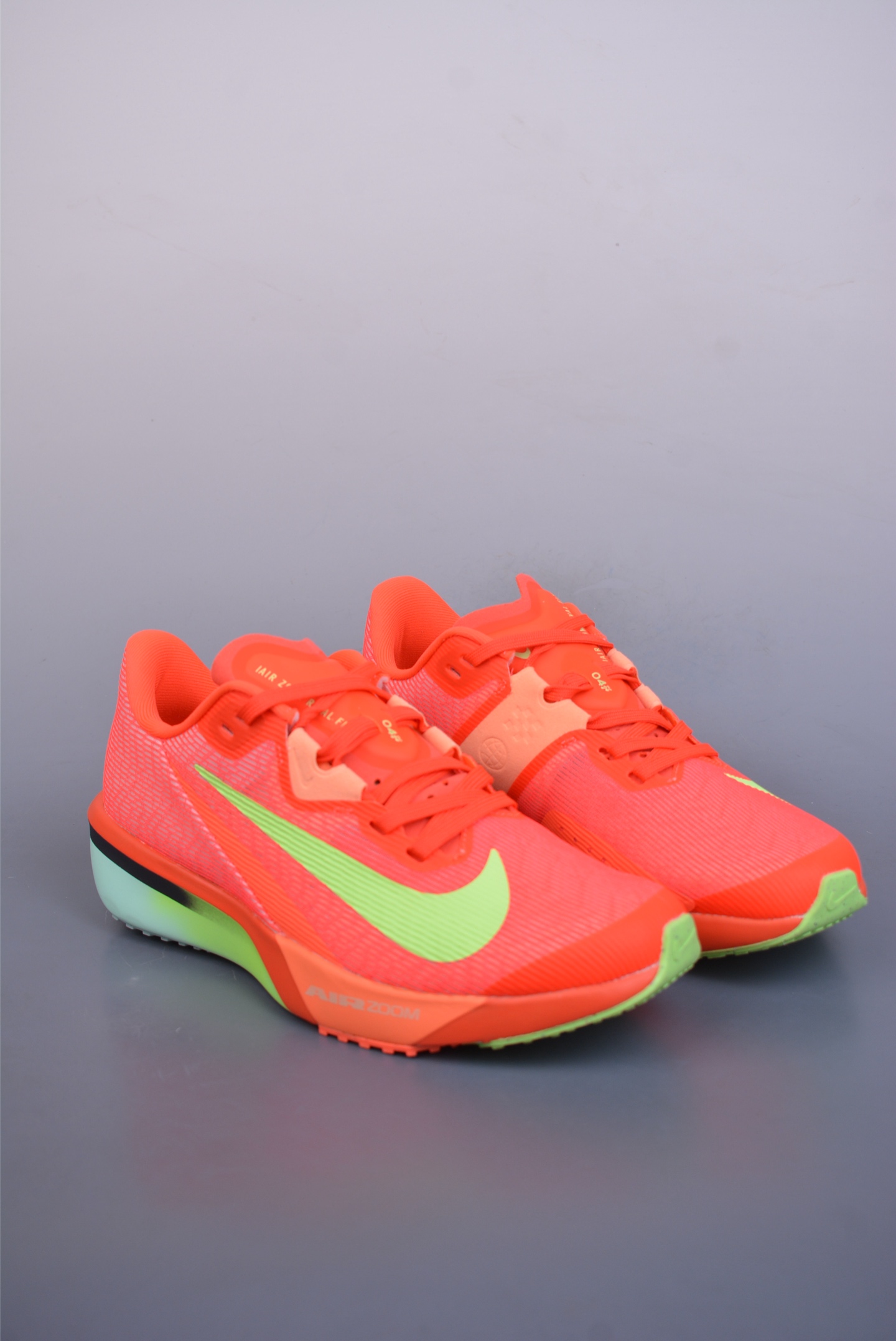 Nike Air Zoom Rival Fly 4 running shoes orange red fluorescent green hook FV6040-600