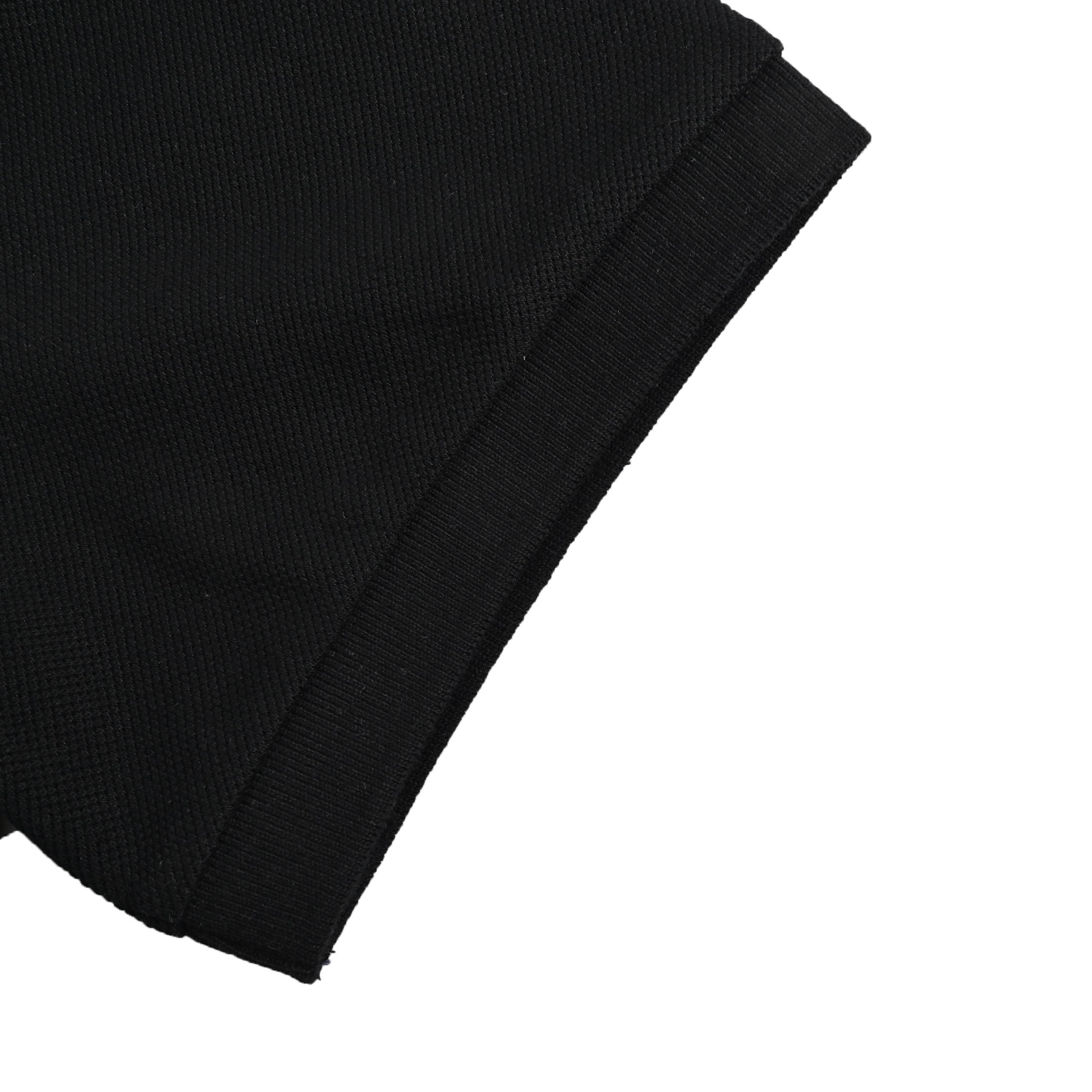 Prada 25ss triangle logo half zip polo short sleeve
