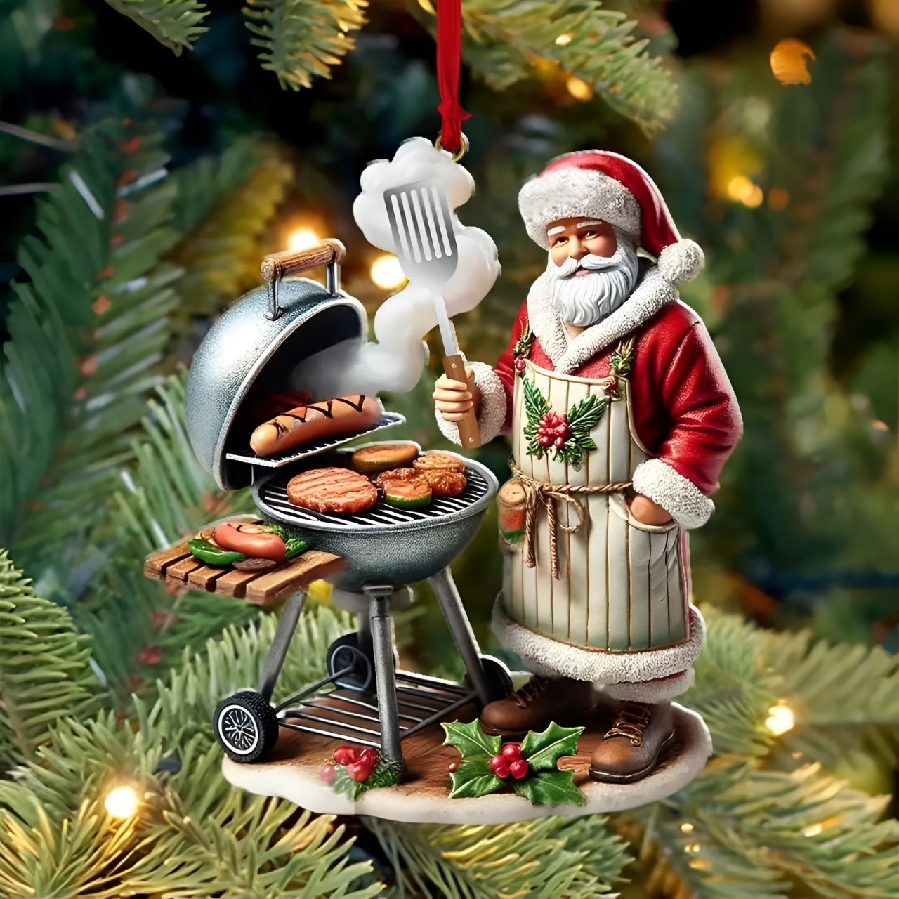 👨‍🍳Cooking Santa Christmas Ornament
