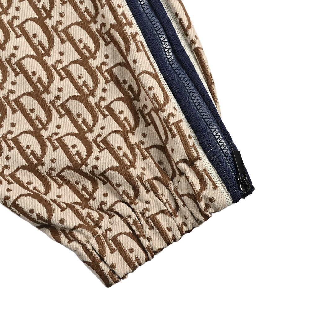 Dior 24Fw all-over jacquard side webbing trousers set