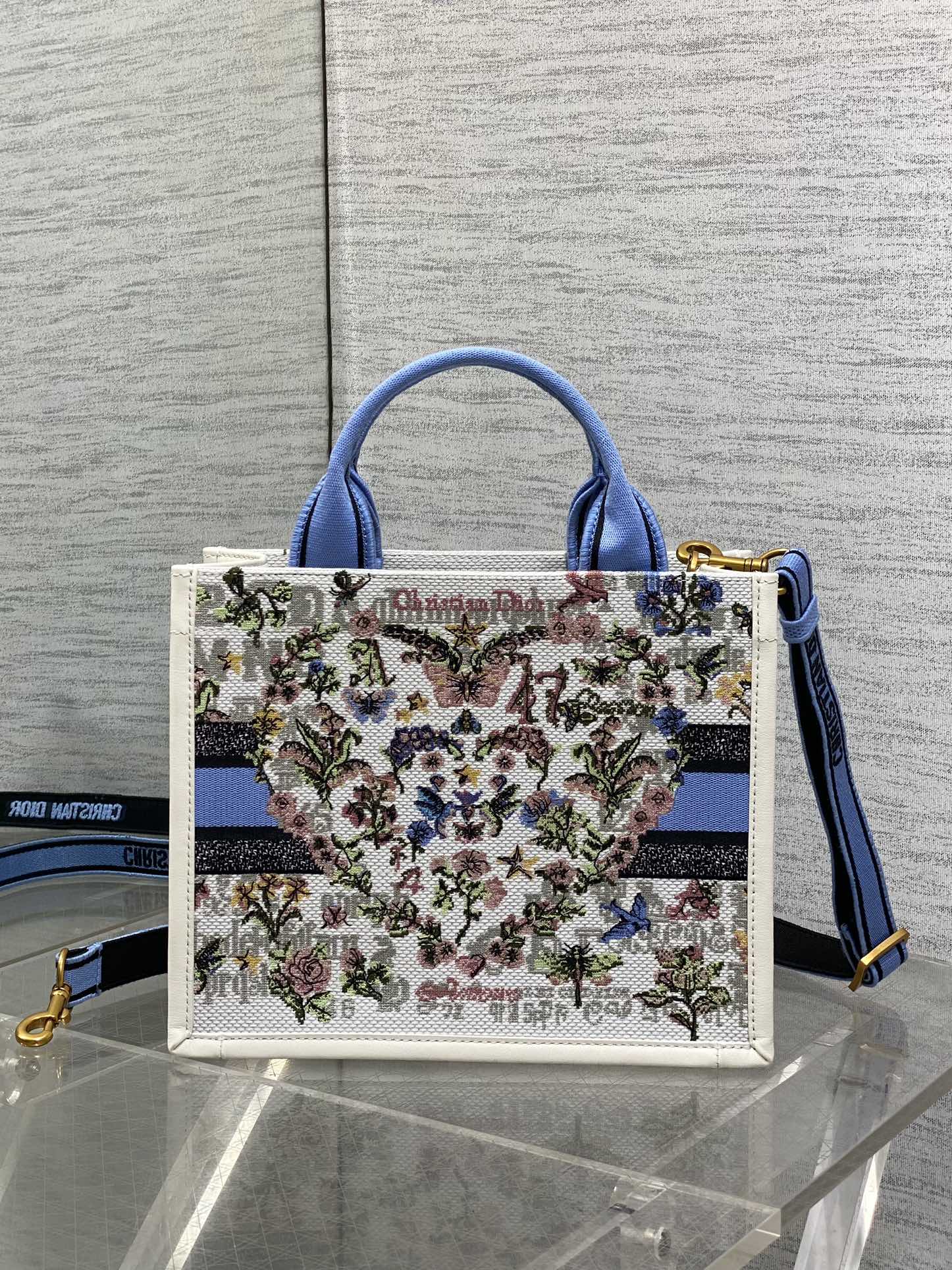 Dior tote shopping bag