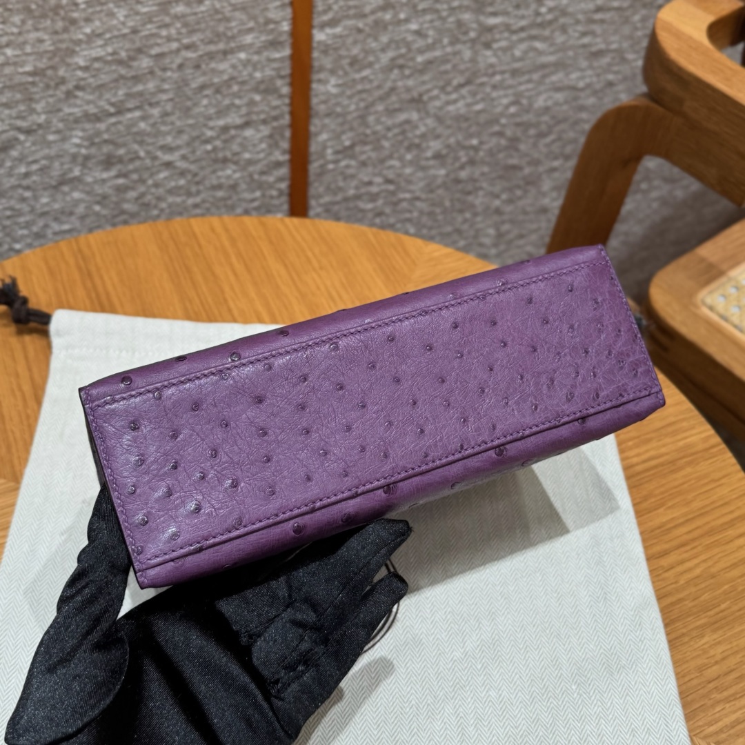 Hermès Kelly Pochette 1 P9Anemone Handbag (Handmade to Order)