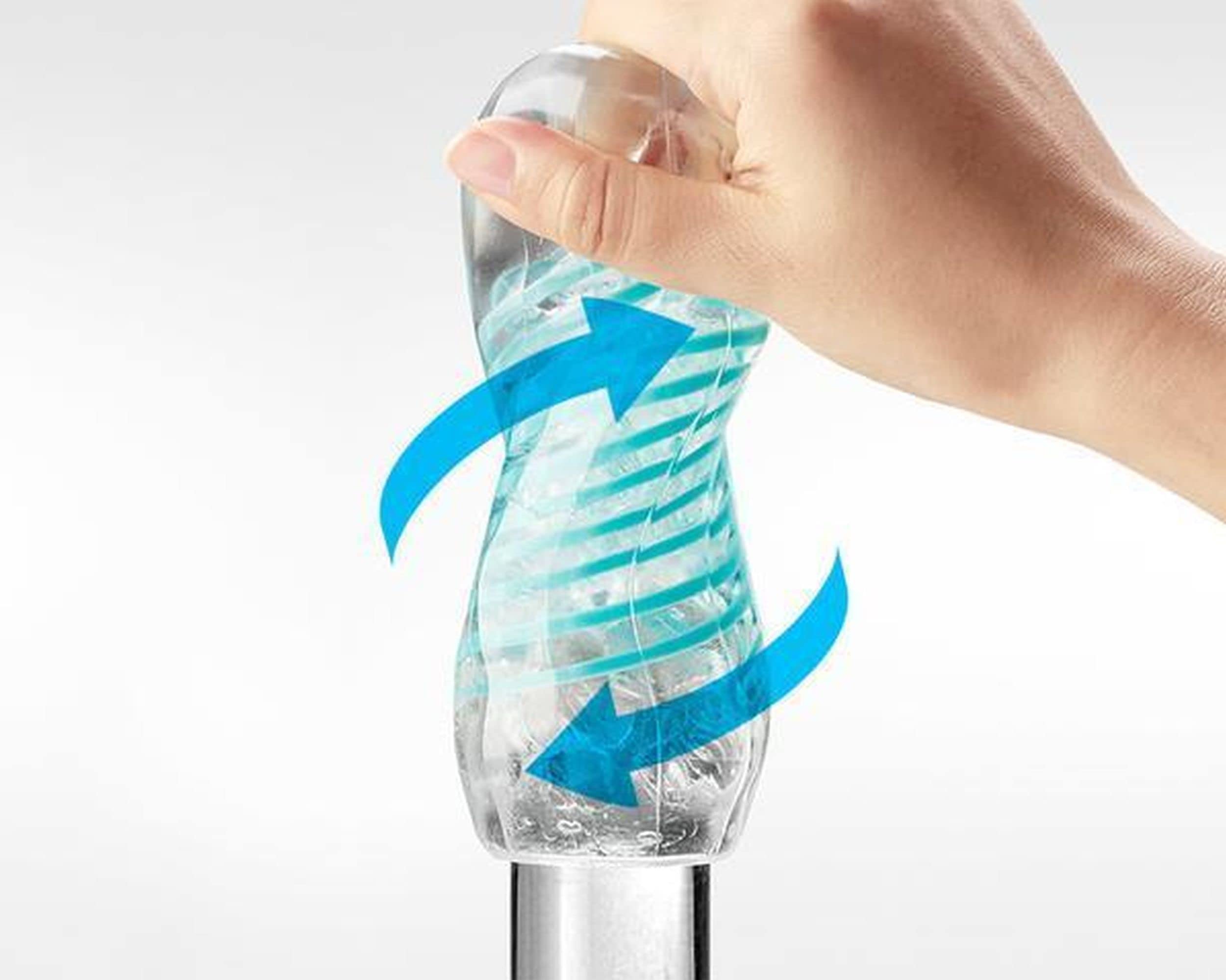 Brick Spiral Motion Stroker – Reusable Textured Masturbator for Deep, Realistic Pleasure