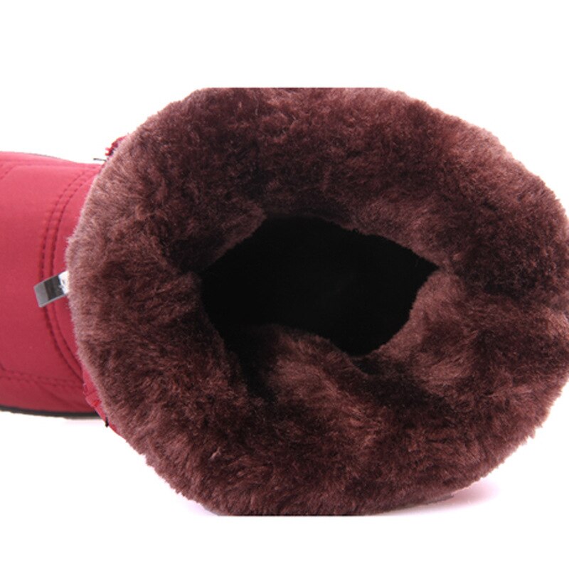 Female Warm Ankle Snow Boots Ladies Shoes Woman Winter Shoes Heels Botas Mujer