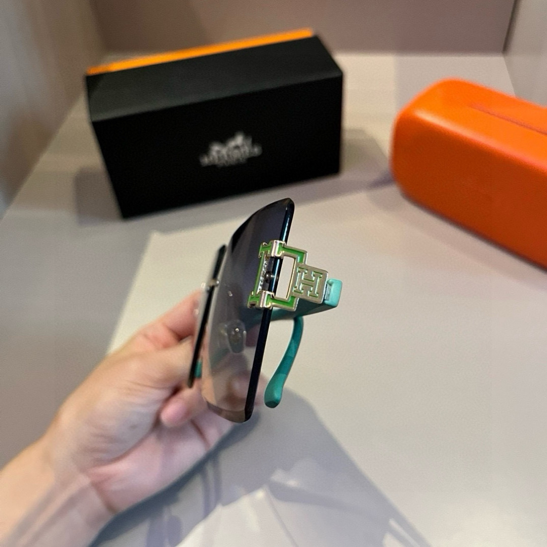 Hermes rimless sunglasses