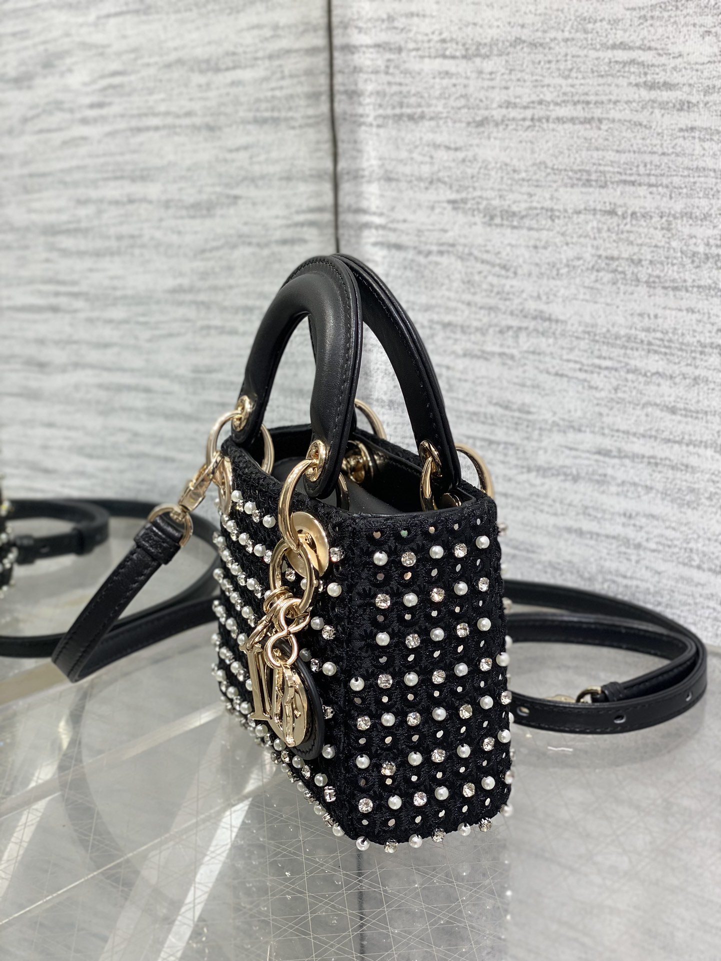 Dior Lady Limited Edition Beads Princess Diana Bag